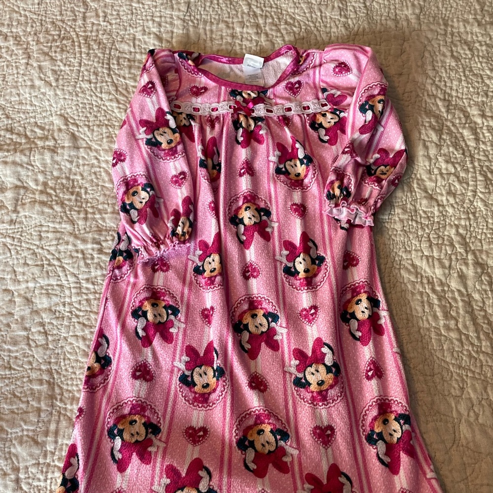 Disney Flannel Minnie Mouse Nightgown
